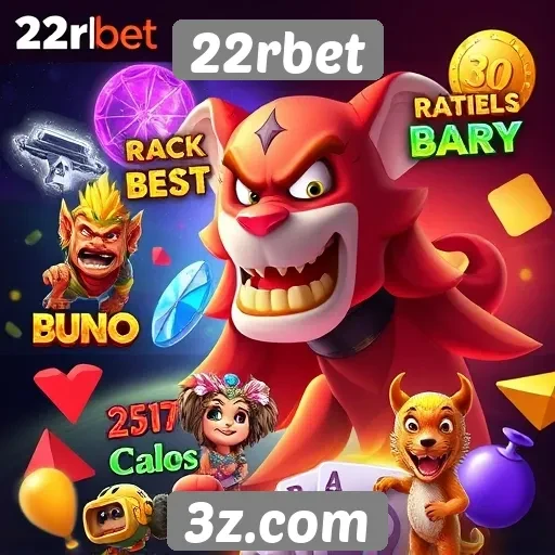 Variedade de jogos disponíveis no 22rbet